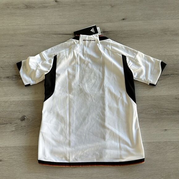 adidas Germany 2022-2023 Home Jersey White 9-10 YO NWT - Picture 9 of 9